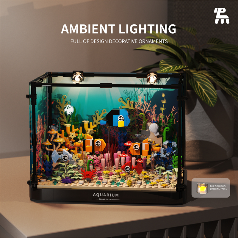 Aquarium building blocks fish  - огляд і ціна Aquarium Fish World