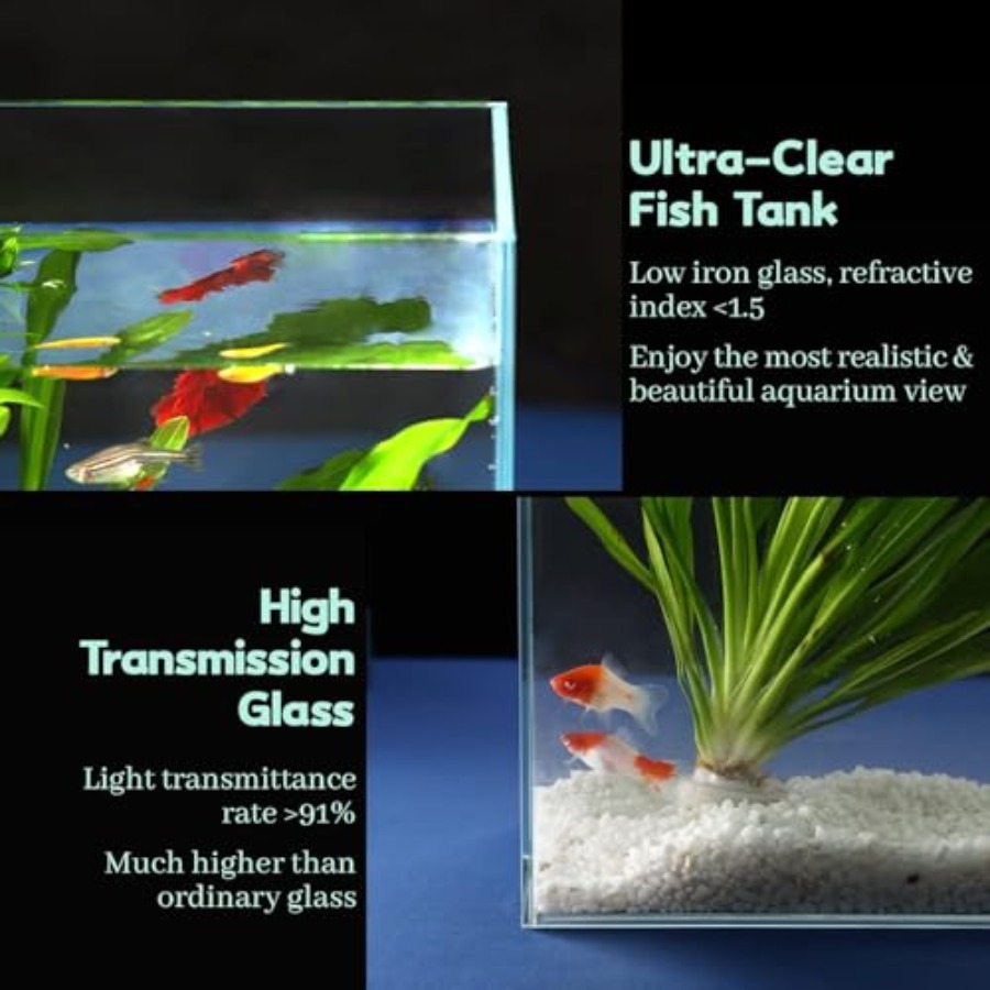 6.5 Gallon Ultra Clear Glass F - огляд і ціна Aquarium Fish Goldfish