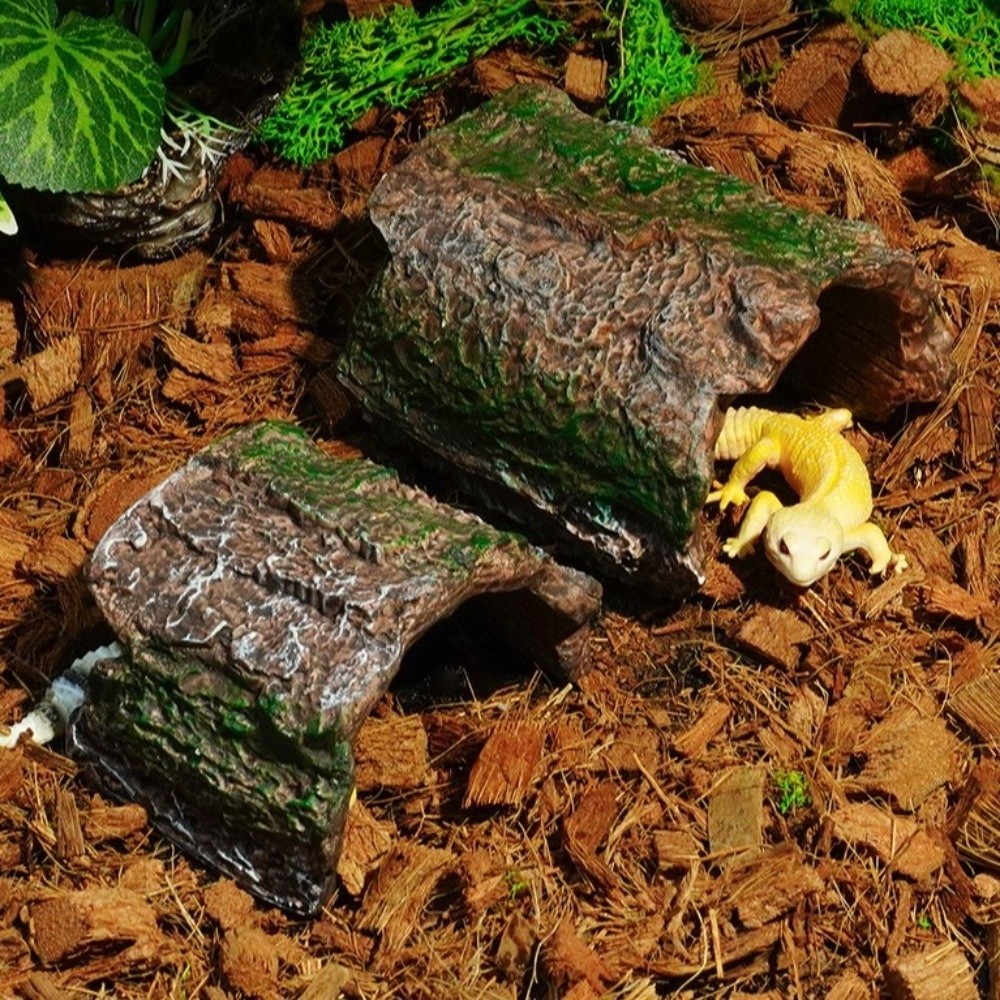 Simulation Reptile Hideout Hol - огляд і ціна Aquarium Fish Hide