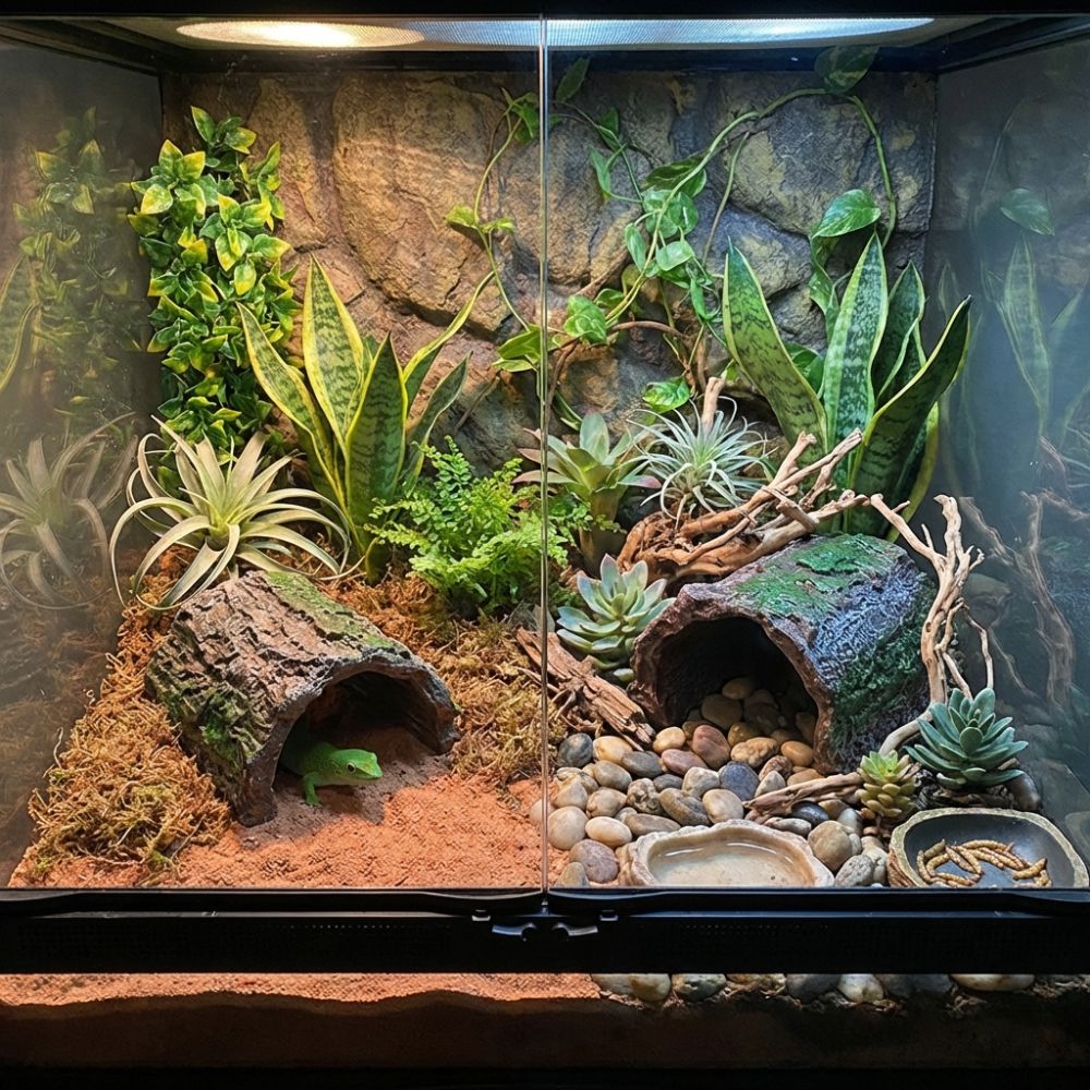 Simulation Reptile Hideout Hol - огляд і ціна Aquarium Fish Hide