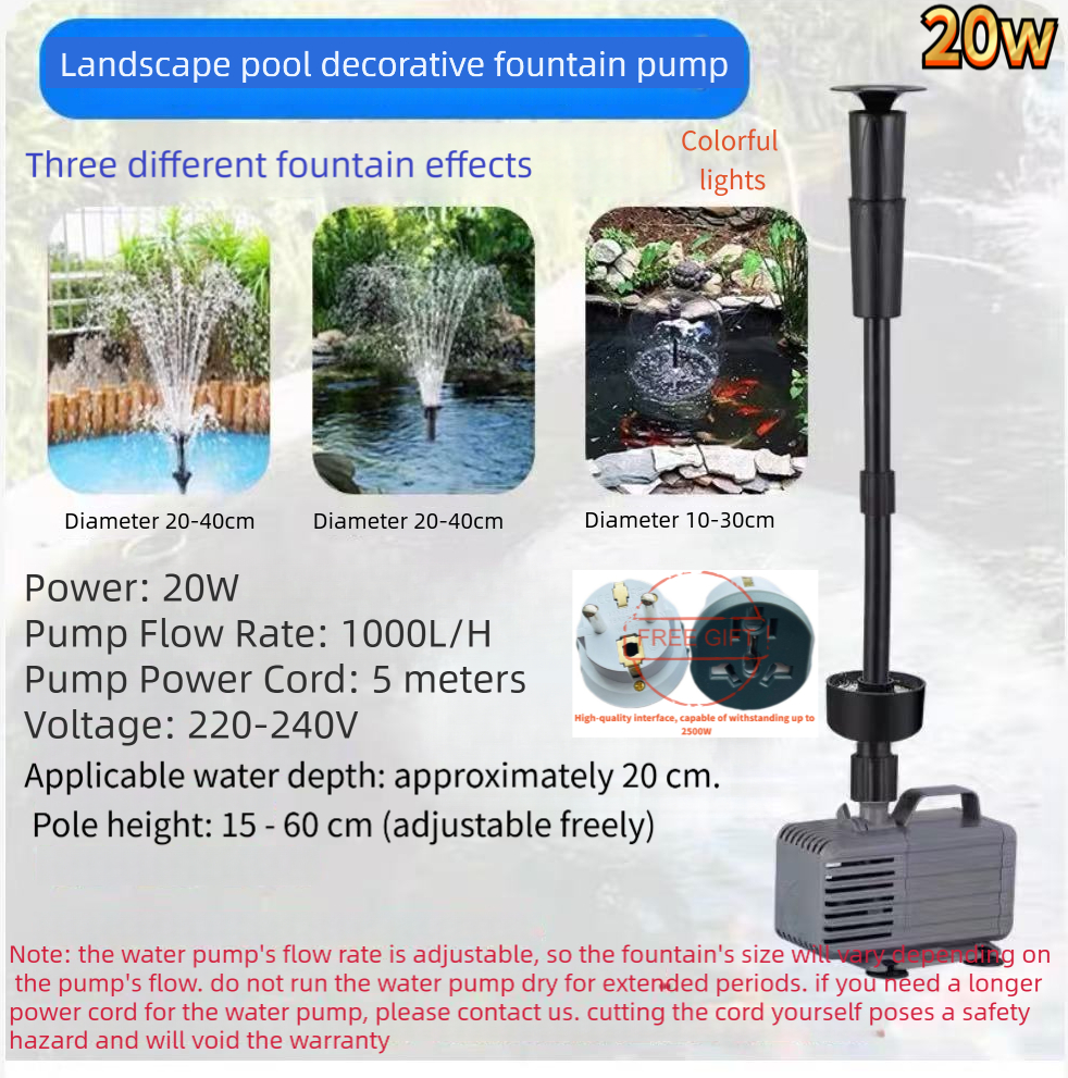 Fountain pump, water pump, lan - огляд і ціна Fish Tank Filter