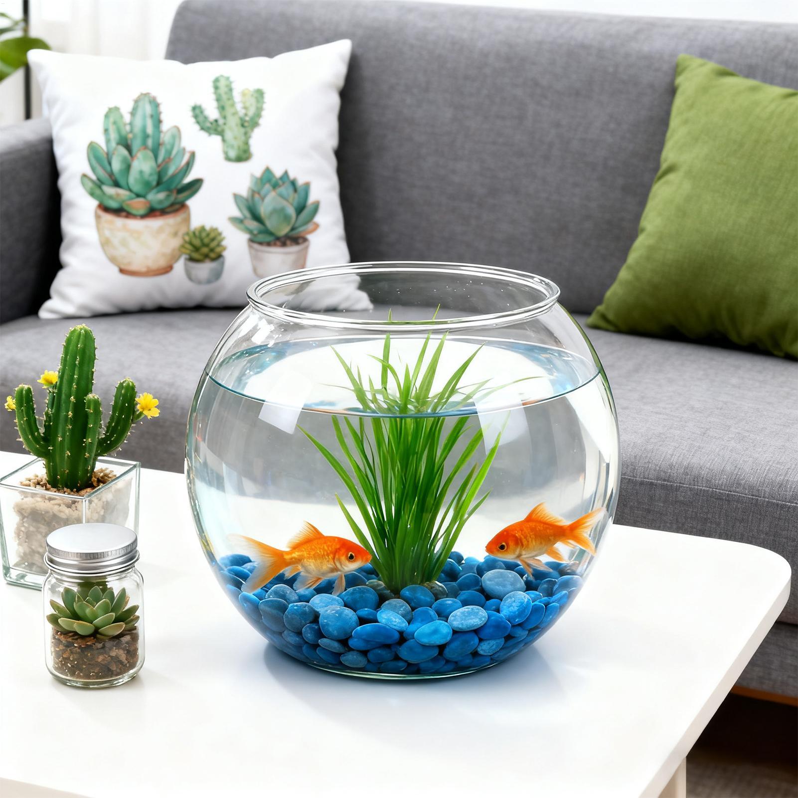 Bubble Bowl Space-Saving Aquar - огляд і ціна Aquarium Fish Jar