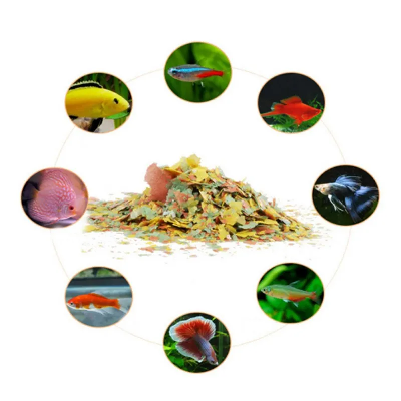 Fish Food Coloring and Brighte - огляд і ціна Fish Food Flake