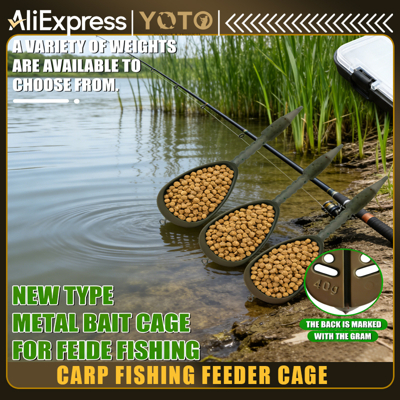YOTO Small Zinc Alloy Bait Cag - огляд і ціна Aquarium Fish Diseases