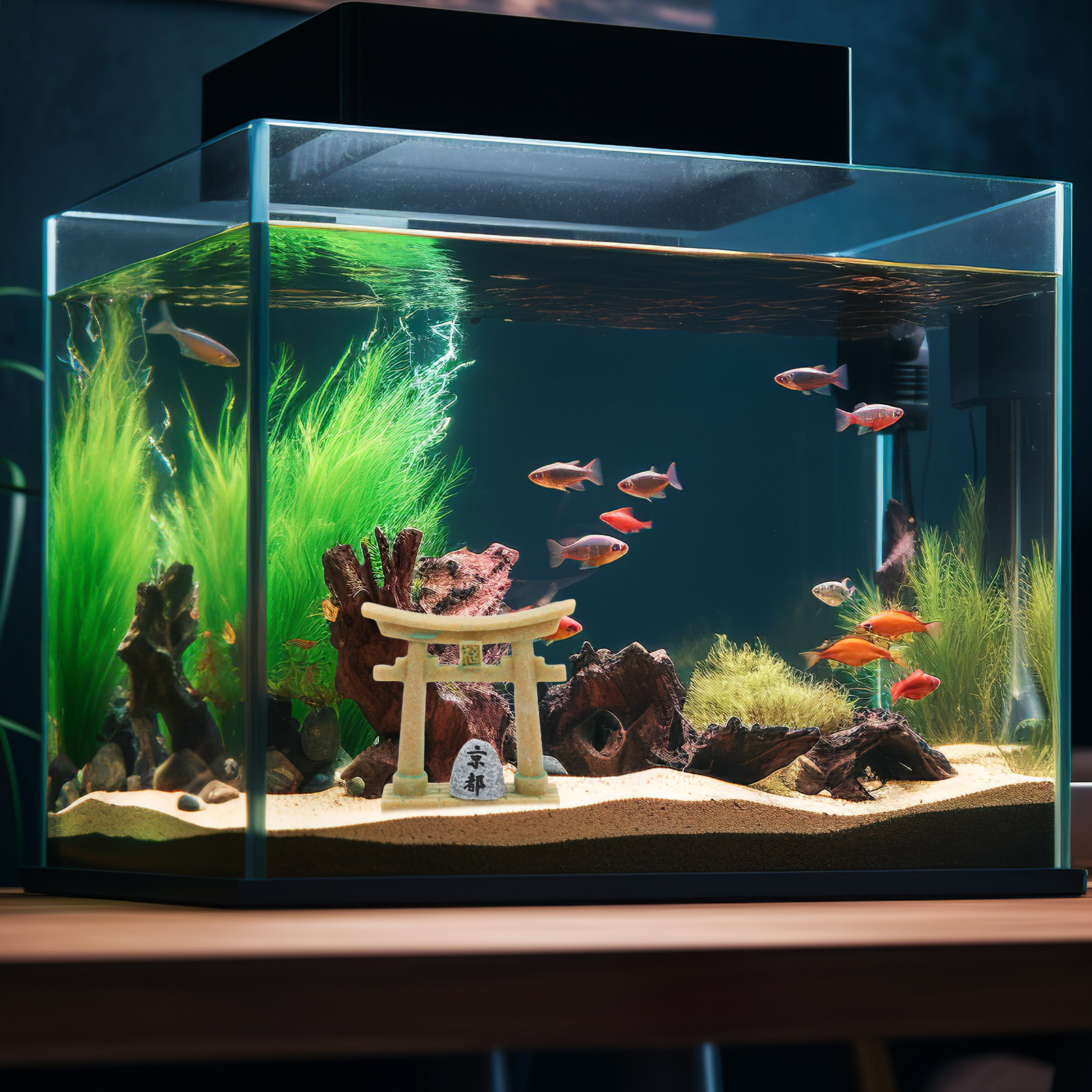 Japanese Torii Gate Ornament K - огляд і ціна Aquarium Fish Japanese