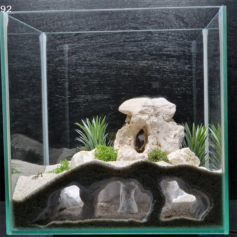 3D Printed Natural Curve Cave: - огляд і ціна Aquarium Fish Hide