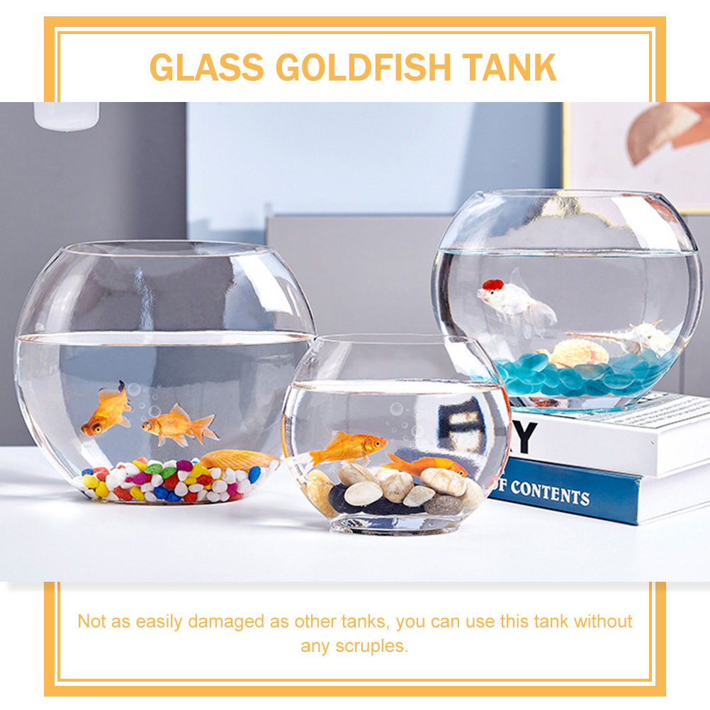 Elegant Clear Glass Fish Tank  - огляд і ціна Aquarium Fish Goldfish