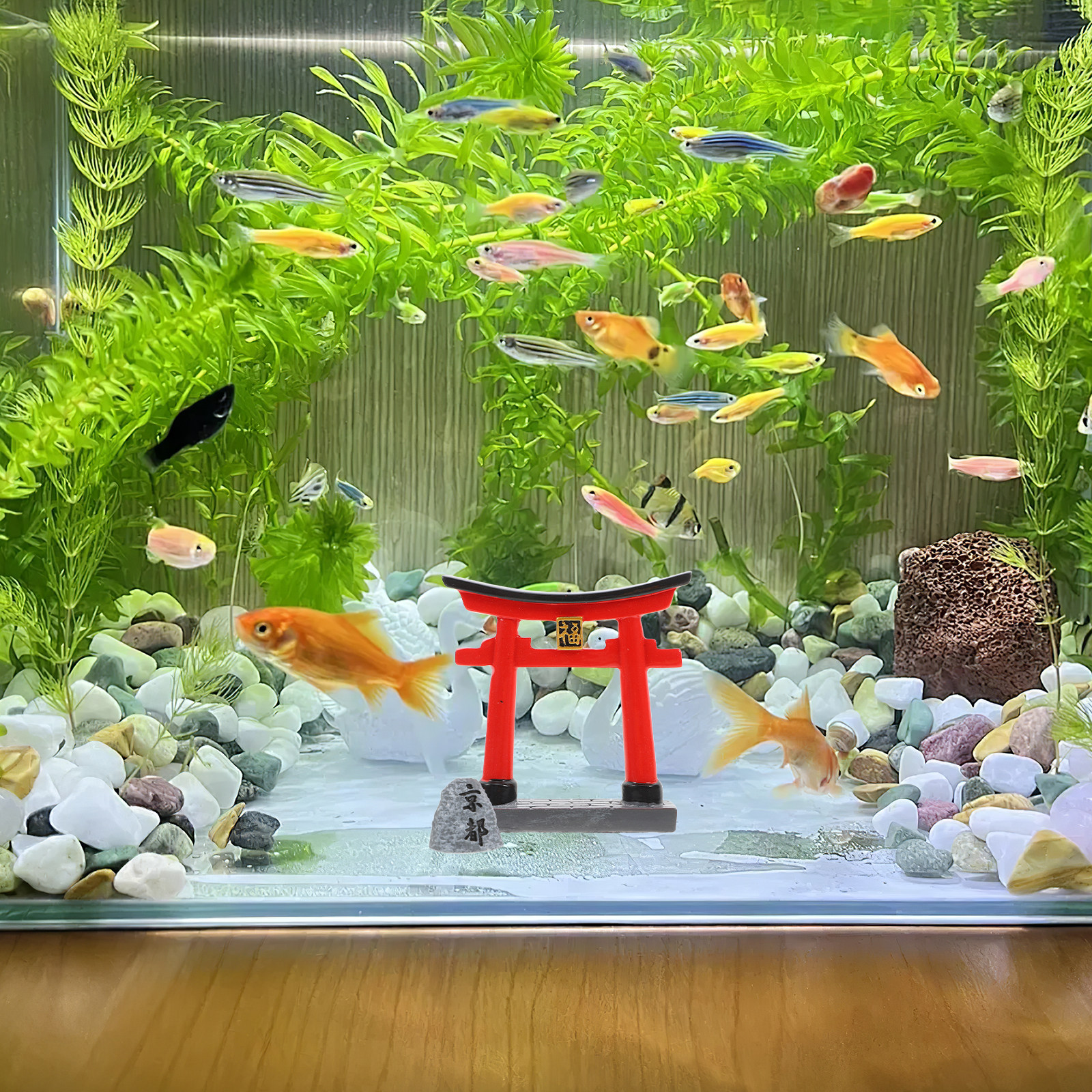Tiny Japanese Torii Gate Sculp - огляд і ціна Aquarium Fish Japanese
