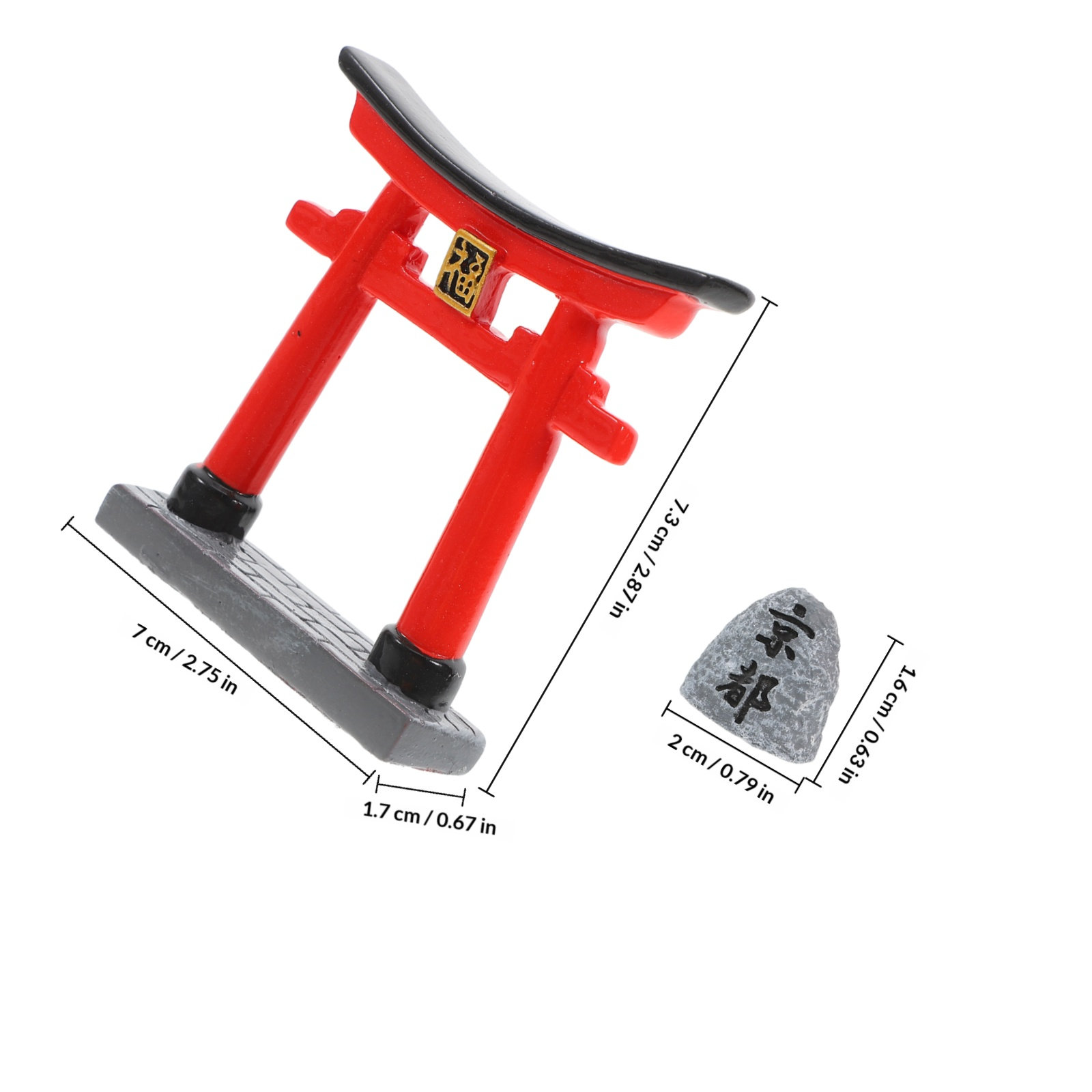 Tiny Japanese Torii Gate Sculp - огляд і ціна Aquarium Fish Japanese