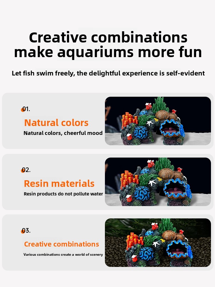  Aquarium Coral Decoration Res - огляд і ціна Aquarium Fish World